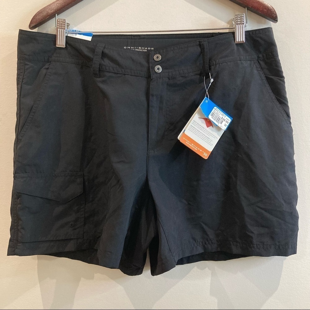 COLUMBIA Sz 14 Silver Ridge  Omni Shade Omni Wick Adjustable Waist Shorts